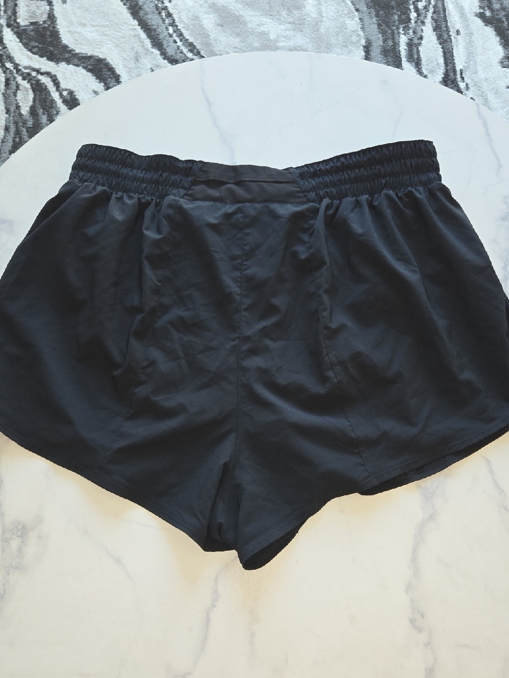 Nike Dri-FIT Womens Black High-Waist 3 Brief-Lined Shorts Workout Sport 2X NWOT - Picture 6 of 10